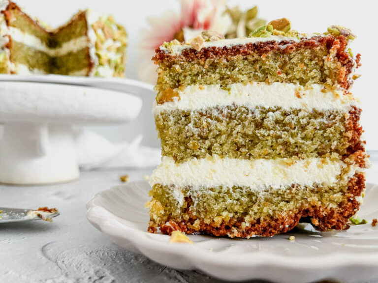 Tarta De Pistachos Y Chocolate Blanco Disfrutando Sin Gluten