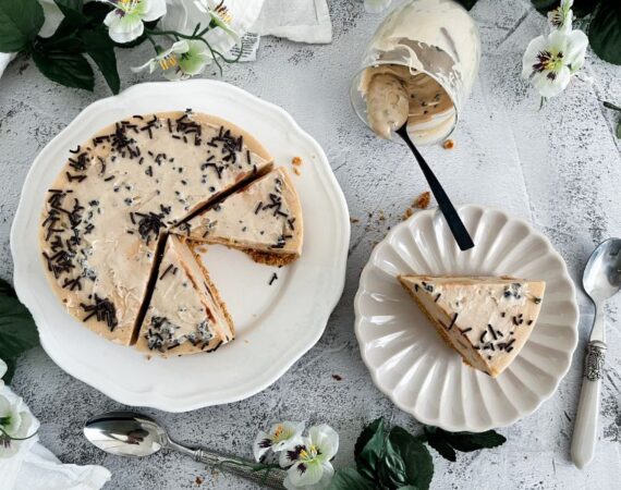 Tarta de queso cookies and cream