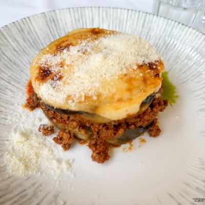 Mousaka sin gluten en Atenas