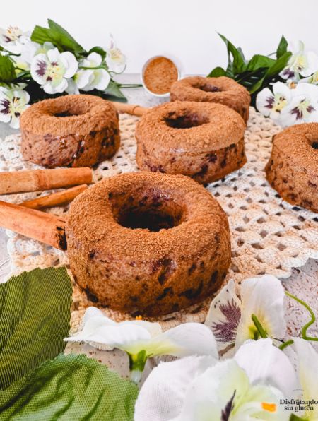 Donuts de canela sin gluten